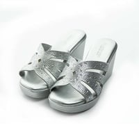 صندل نسائي سهرة بكعب عريض صناعة ايطالي من بوينت ون...