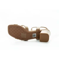 صندل نواعم نسائي كعب متوسط صناعة ايطالي من بوينت و...