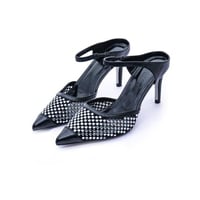 حذاء كلاسيك نسائي بسير خلفي وكعب ستيليتو مكشوف من...