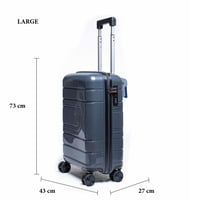 حقائب سفر بعجلات دوارة قابلة للتوسيع 3 مقاسات مختل...