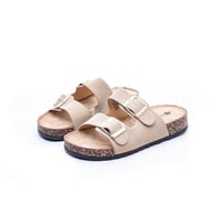 شبشب عالي الجودة من الفلين الناعم بإبزيمين من بوين...