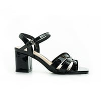 صندل نواعم نسائي كعب متوسط صناعة ايطالي من بوينت و...