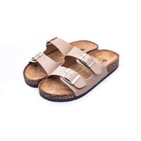 شبشب عالي الجودة من الفلين الناعم بإبزيمين من بوين...