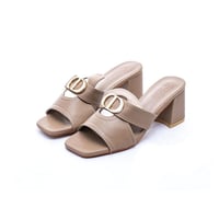 صندل بوينت ون النسائي بكعب إسفيني وأصابع مغلقة-36-...