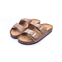 شبشب عالي الجودة من الفلين الناعم بإبزيمين من بوين...