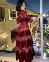 فستان مخمل0367