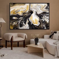 لوحة جدارية فنية كبيرة للصالة