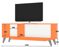 طاولة تلفاز (صناعة تركية) Smart