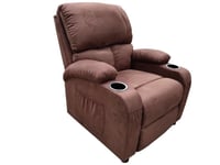 كرسي استرخاء بني