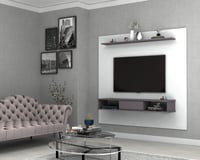 طاولة تلفزيون (صناعة تركية) موديل sline - ابيض رما...