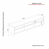 طاولة تلفزيون (صناعة تركية) موديل Aimon