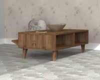 طاولة قهوة مودرن بني