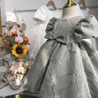 فستان نسيج الزهرة جاكار