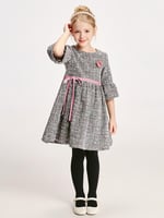 فستان بناتي رمادي هادى