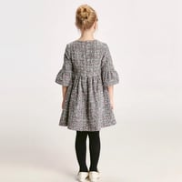 فستان بناتي رمادي هادى