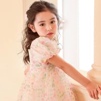 فستان مورد ناعم مع فيونكة شعر