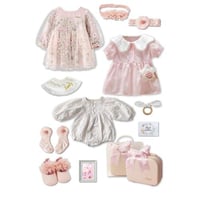 حقيبة فستان الوردي بناتي (٣-٦ شهور)