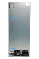 ثلاجة 8.9 قدم فضي KMC