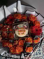 باقة الاورنج مع الكيك