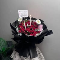 باقة بيبي روز احمر