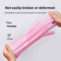 قفازات غسيل الأطباق من مطاط السيليكون السحري ​ ​ ق...