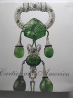 Cartier and America كارتيه في امريكا . غلاف مقوى م...