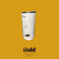 كوب حبوب القهوة