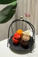 طقم صواني منحني أسود