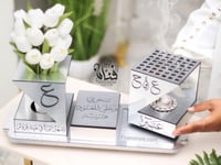 طقم فخامة العروس فضي