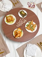 طاولة تقديم وسط بني