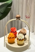 طقم صواني منحني بيج