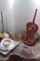 ميني كمان خشبي