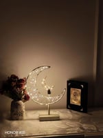 ديكور هلال رمضان مضيء