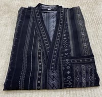 مخطط اسود رمادي النقشة ( القديمة )