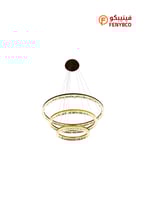 نجف مودرن مقاس 80 مع 40 مع 60 سم ذهبي لون الانارة...