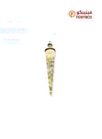 نجف مودرن 4 دور – أسود مع ذهبي 50 لمبة E14 (800×35...