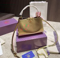 شنطة يد توري بورش ميني ذهبي