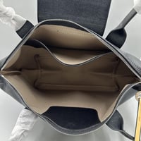 شنطة لونج شامب جلد أسود