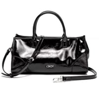 شنطة يد سي اتش جلد أسود