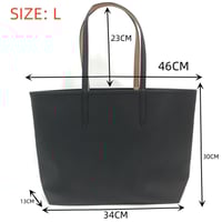 شنطة لاكوست دبل فيس كحلي وأحمر L