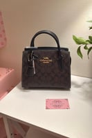 شنطة يد كوتش بني