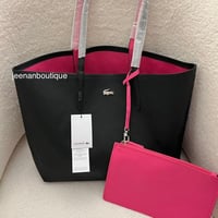 شنطة لاكوست دبل فيس فوشي L