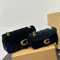 شنطة كتف كوتش مقاس كبير مخملي