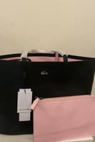 شنطة لاكوست دبل فيس بيبي بينك L