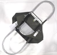 شنطة لاكوست فيس زيتي غامق