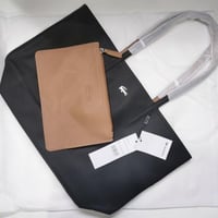 شنطة لاكوست دبل فيس بني L