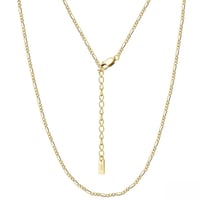 سلسلة فيغارو بتقطيع ماسي (فضة إسترليني S925)