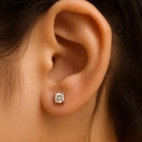 أقراط زركون 4 مم فضية – بريق ناعم