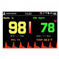 جهاز قياس نسبة الاكسجين محمول باليد كبار مع شاحن S...