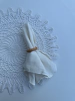 طقم التركي لـ 6 أشخاص ، 6 قاعدة الصحن و 6 خاتم للم...